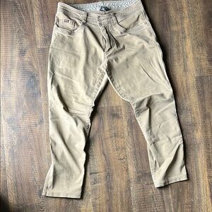 Men's Kuhl Revolt Tan Pants 34x30
